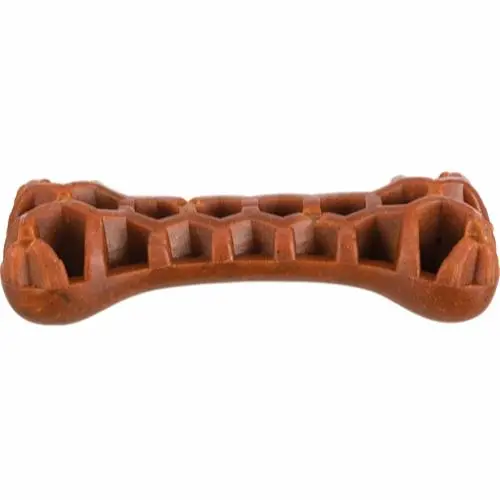 Denta Fun Veggie Tyggeknogle med tang 8,5 cm (vegetabilsk) - 100 % vegansk hundesnack
